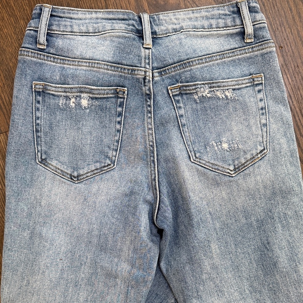 Altar'd State Light Blue Distressed Skinny Jeans - Picture 4 of 6